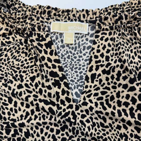 Michael Kors Dress Leopard Print- Plus Size 1X - Picture 5 of 7